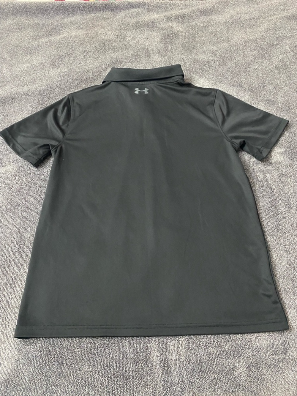 Under Armour Boys HeatGear Performance Polo Shirt Black YXL - Picture 3 of 7